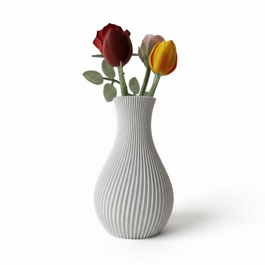 Vase décoratif effet marbre – Personnalisable (taille & couleur) – Fabrication artisanale et écologique