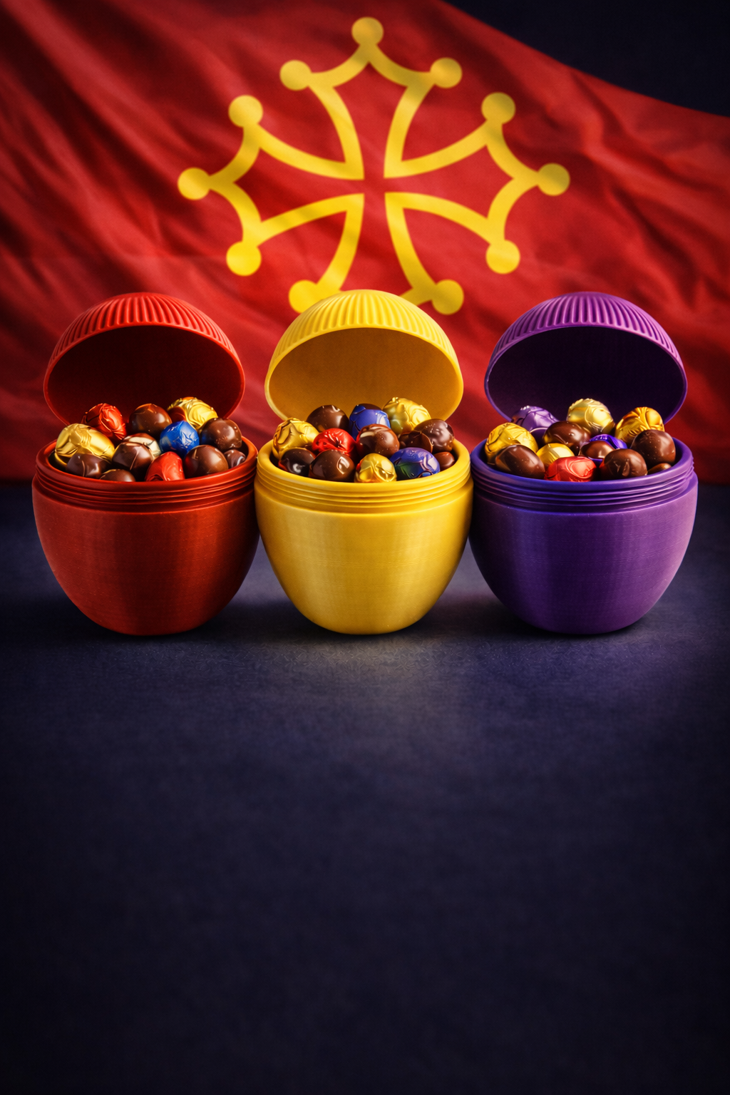 Œuf Design Réutilisable – Cache-Chocolats Premium 12.5 cm