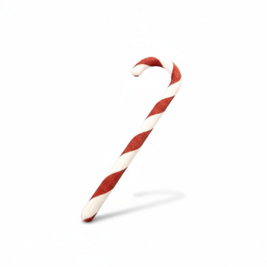 Pack de 12 sucres d’orge décoratifs artisanal – Personnalisable même fluorescent – Décoration de Noël élégante & écologique