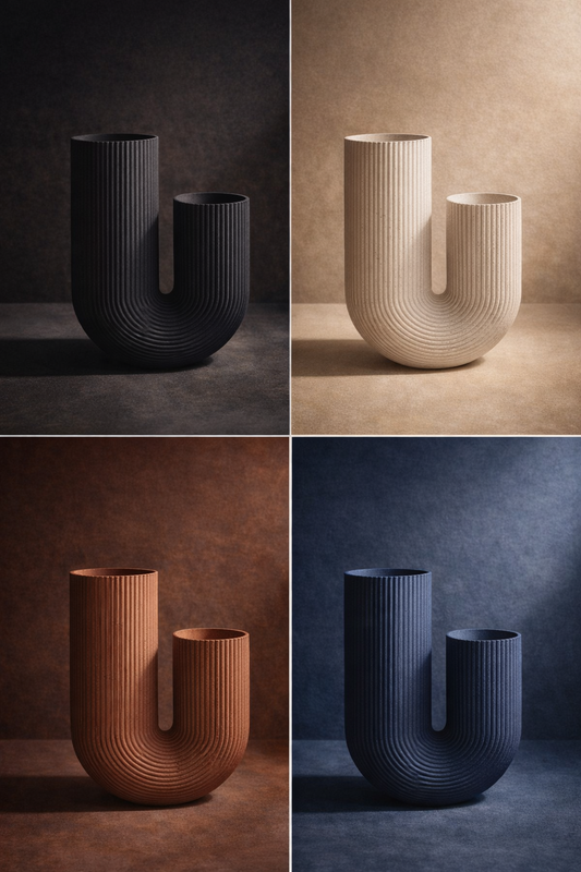 DOM Sculptural Vase – Architectural Edition