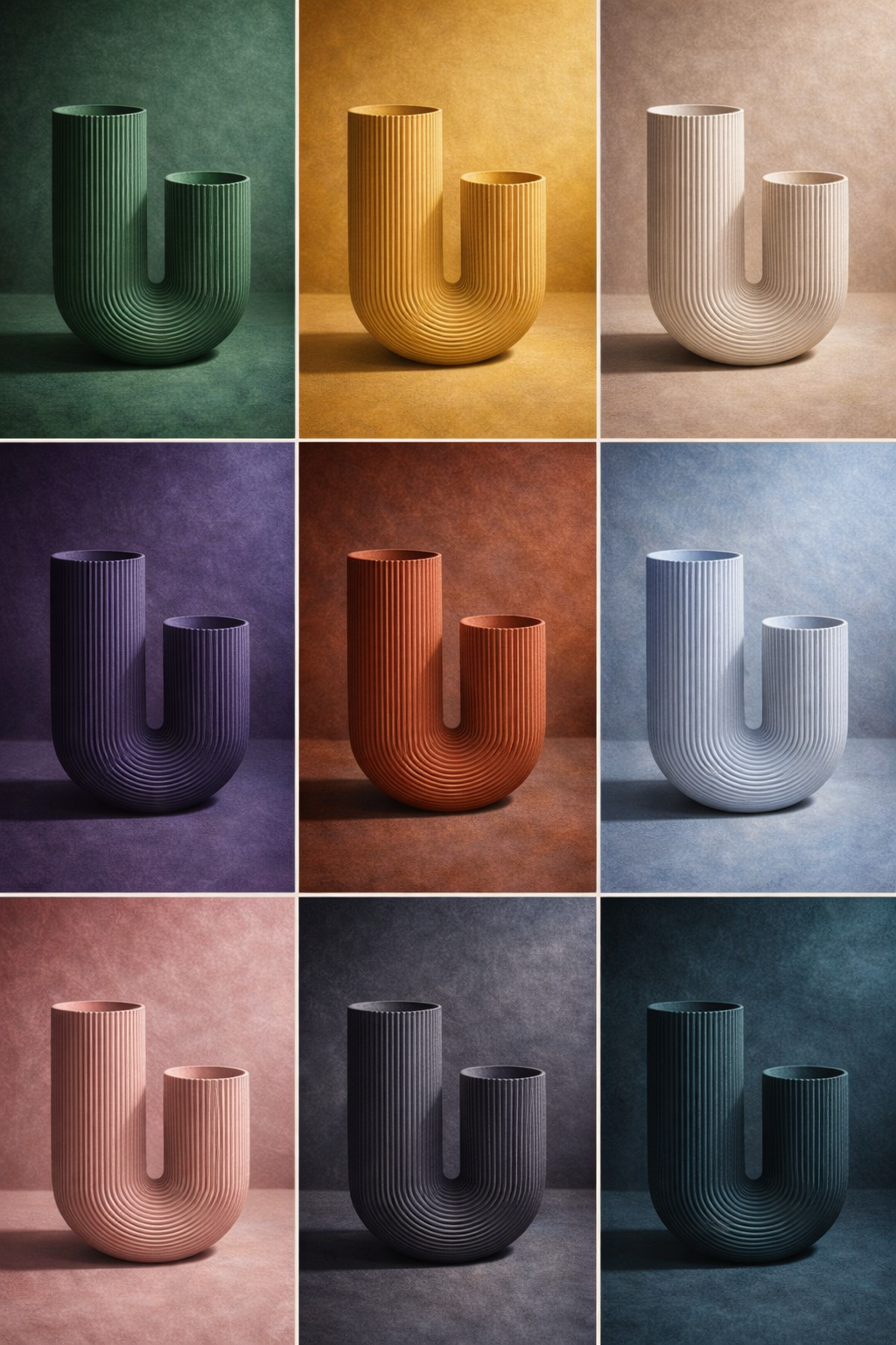 DOM Sculptural Vase – Architectural Edition