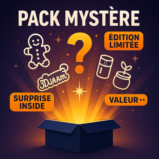 🎁 Pack Mystère 3DJAAM – L’expérience surprise qui fait vibrer !