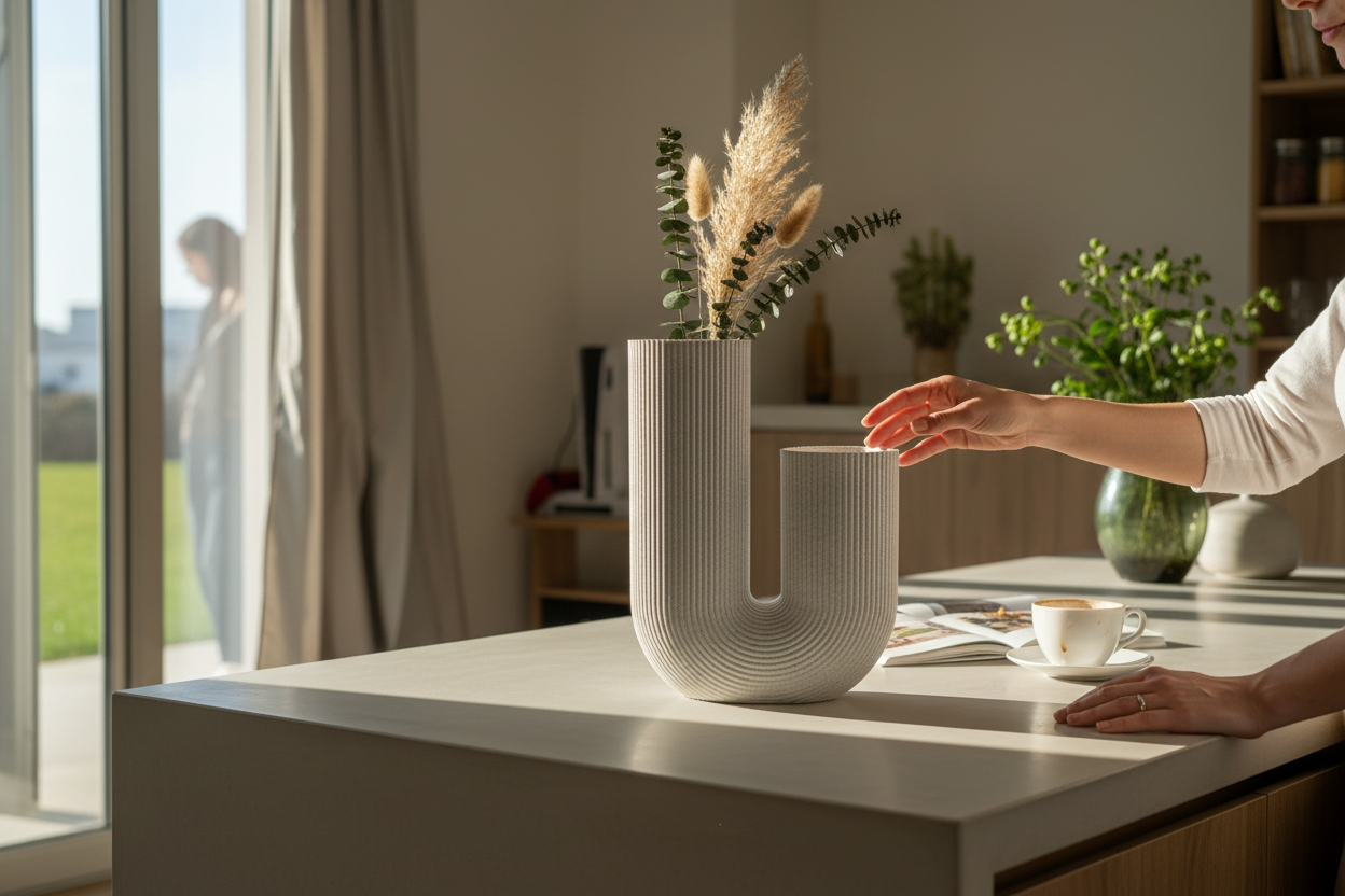 DOM Sculptural Vase – Architectural Edition