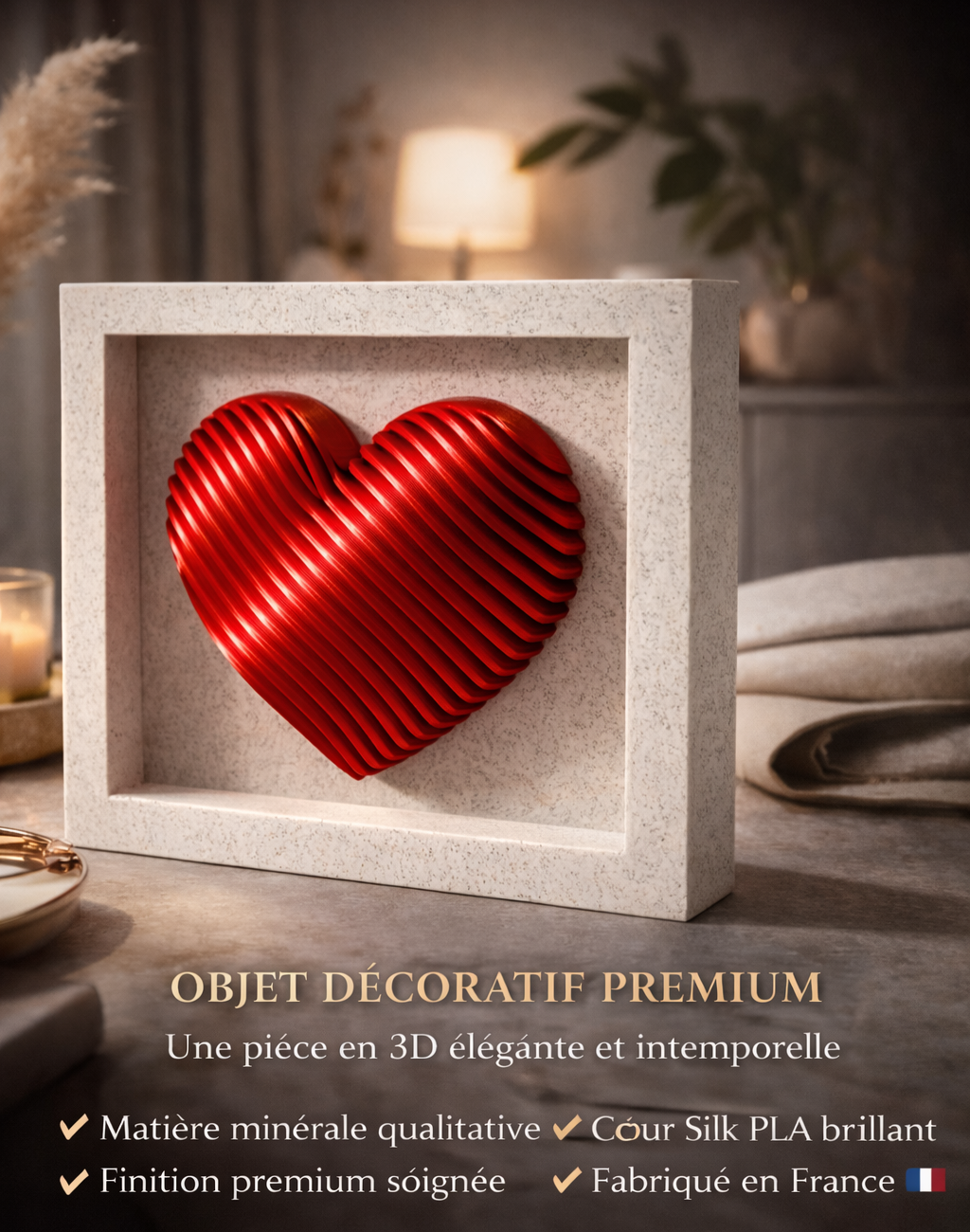 CŒUR — Objet sculptural contemporain