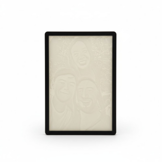 Lithophanie Personnalisée – Souvenir Lumineux en Impression 3D Écologique (Made in France)