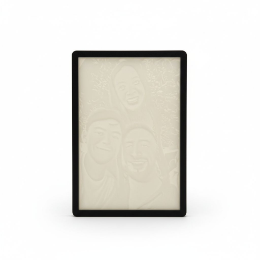 Lithophanie Personnalisée – Souvenir Lumineux en Impression 3D Écologique (Made in France)