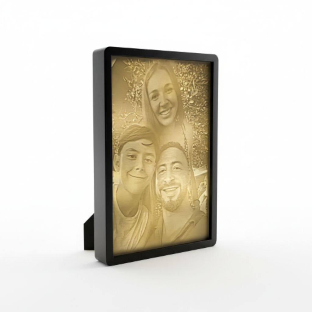 Lithophanie Personnalisée – Souvenir Lumineux en Impression 3D Écologique (Made in France)