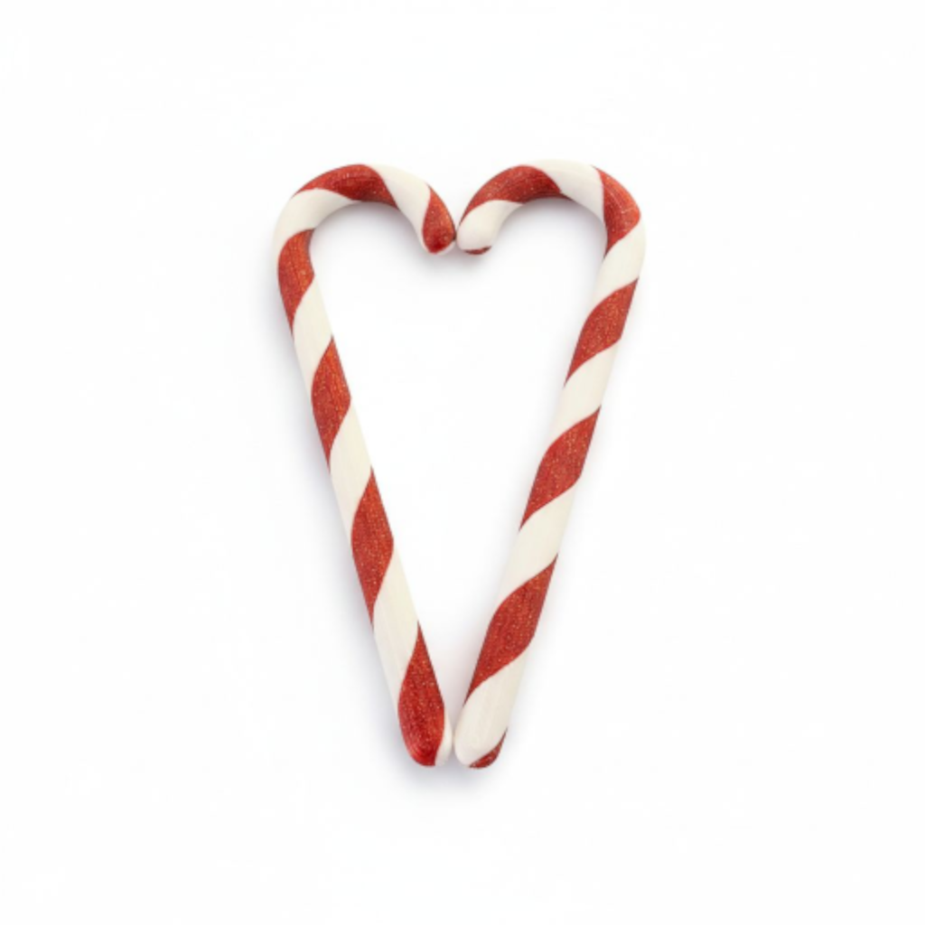 Pack de 12 sucres d’orge décoratifs artisanal – Personnalisable même fluorescent – Décoration de Noël élégante & écologique