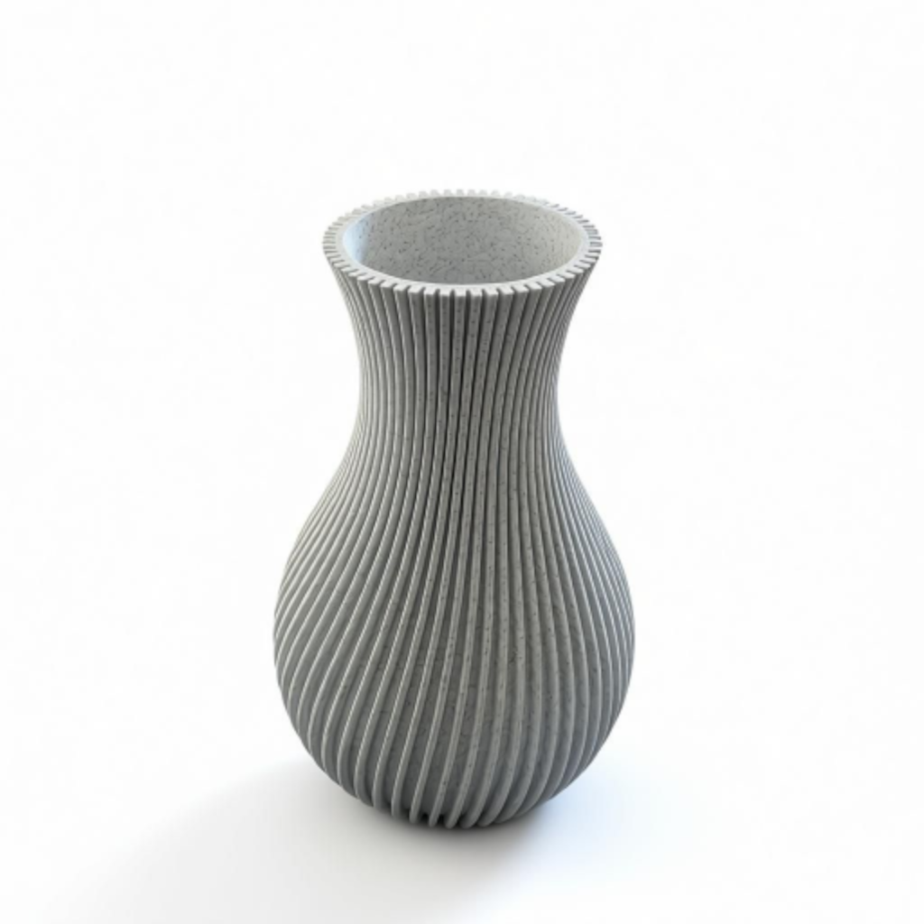 Vase décoratif effet marbre – Personnalisable (taille & couleur) – Fabrication artisanale et écologique