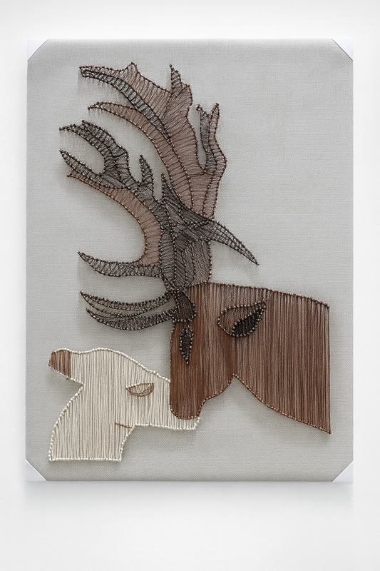 The Stag
Handcrafted string art wall piece – French artisanal creation