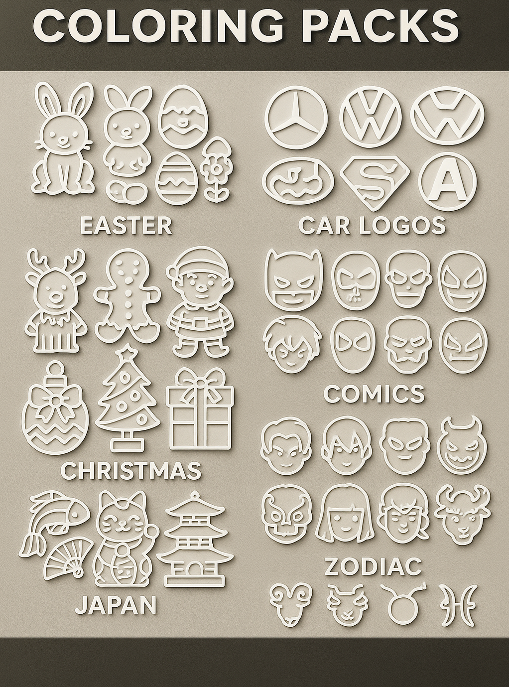 Méga Pack de 30 coloriages !